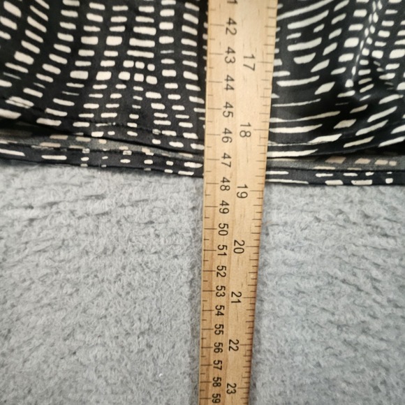 Vtg Express Babydoll Top Junior S Geometric Sequin Satin Y2K Dark Romantic Fairy - Picture 9 of 12